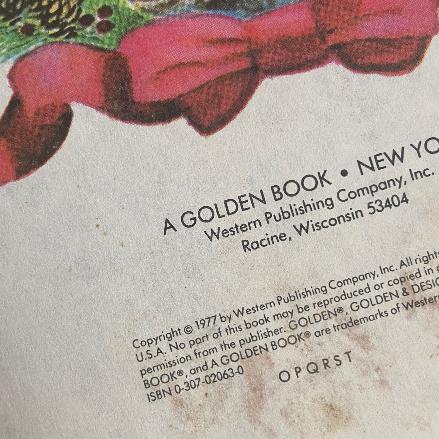 “The Animal’s Christmas Eve”-Vintage Children’s Golden Book 1977