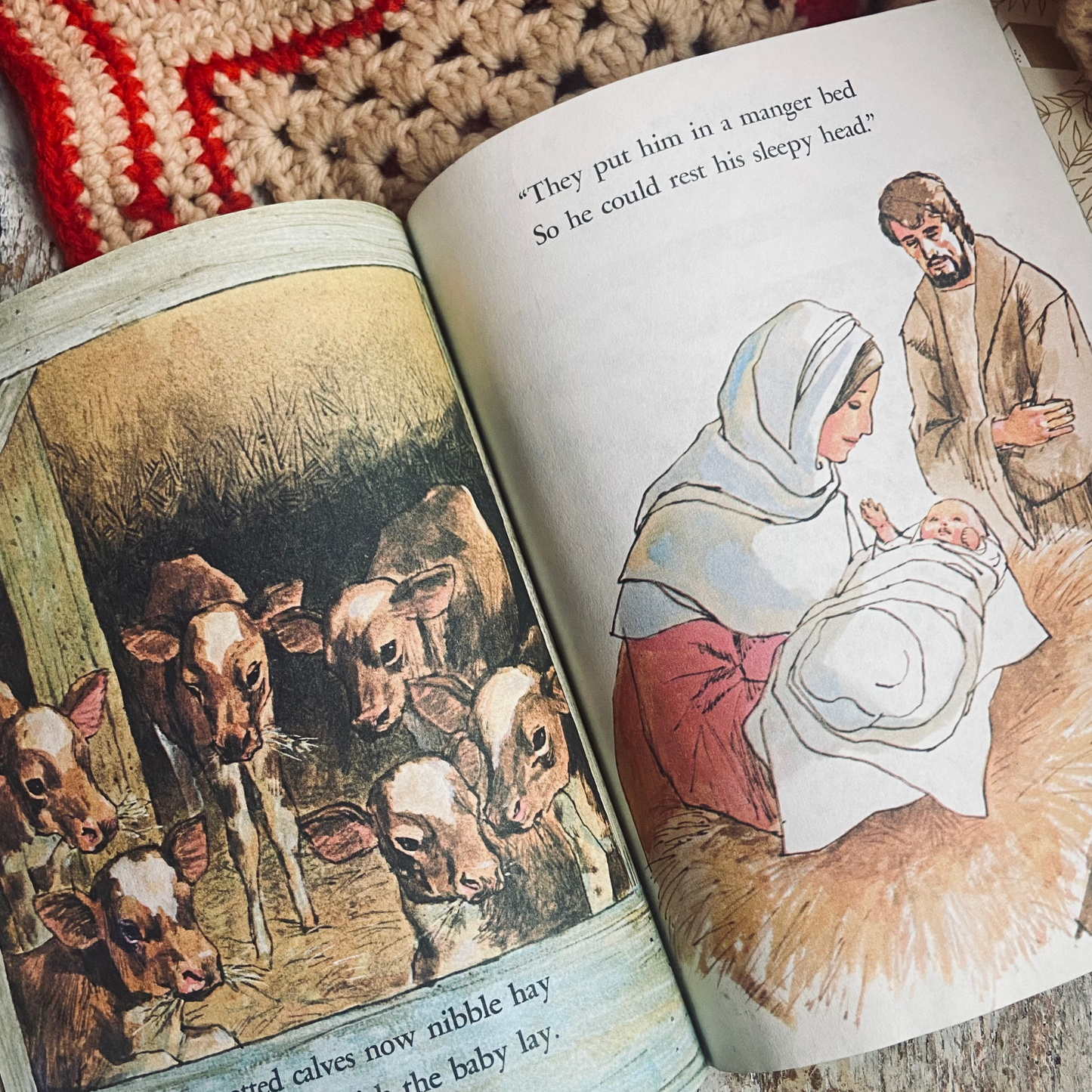 “The Animal’s Christmas Eve”-Vintage Children’s Golden Book 1977