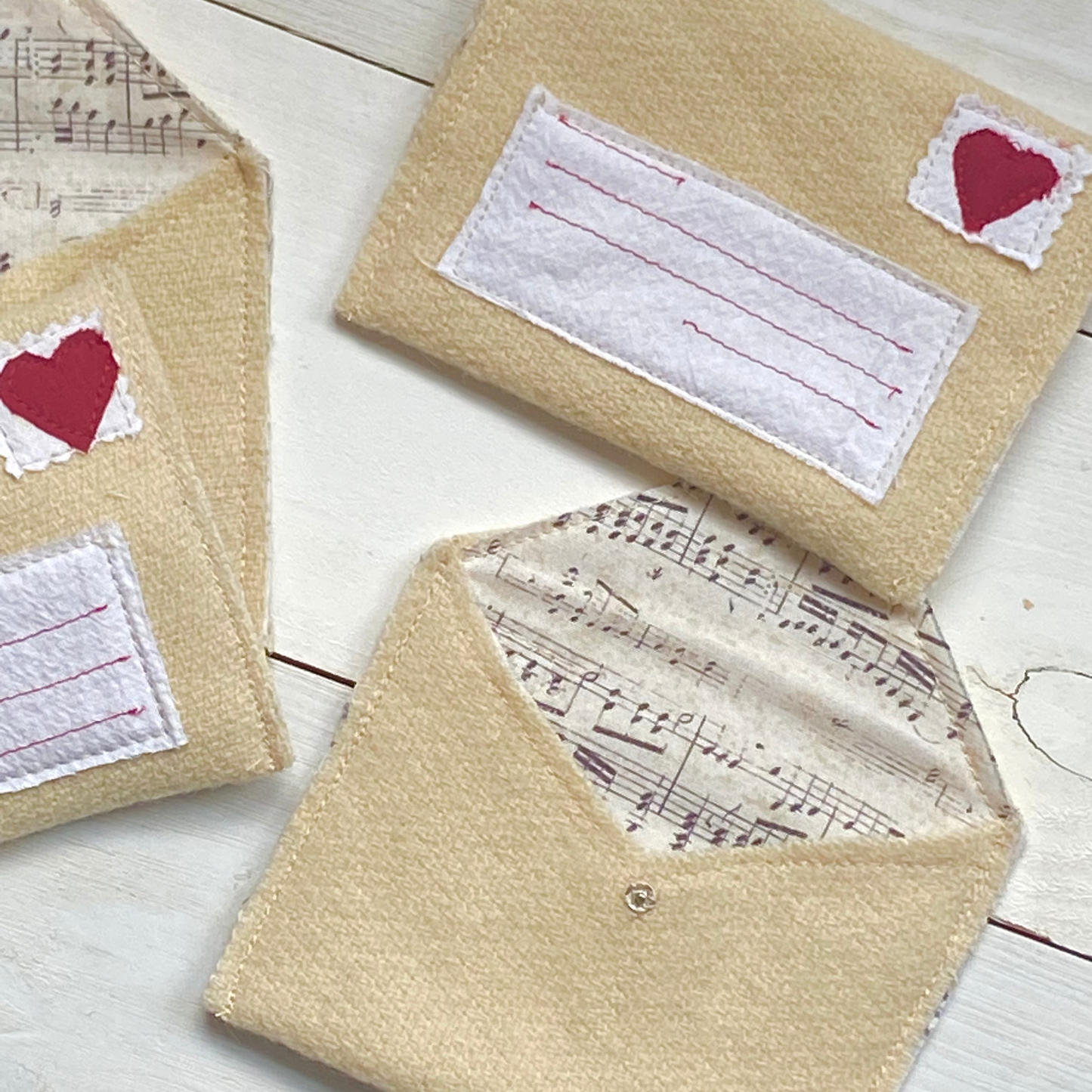 Fabric Keepsake Valentine Envelope