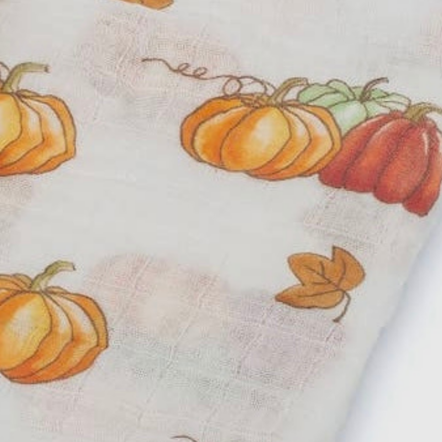 Pumpkin Patch Swaddling Blanket 47” x 47”