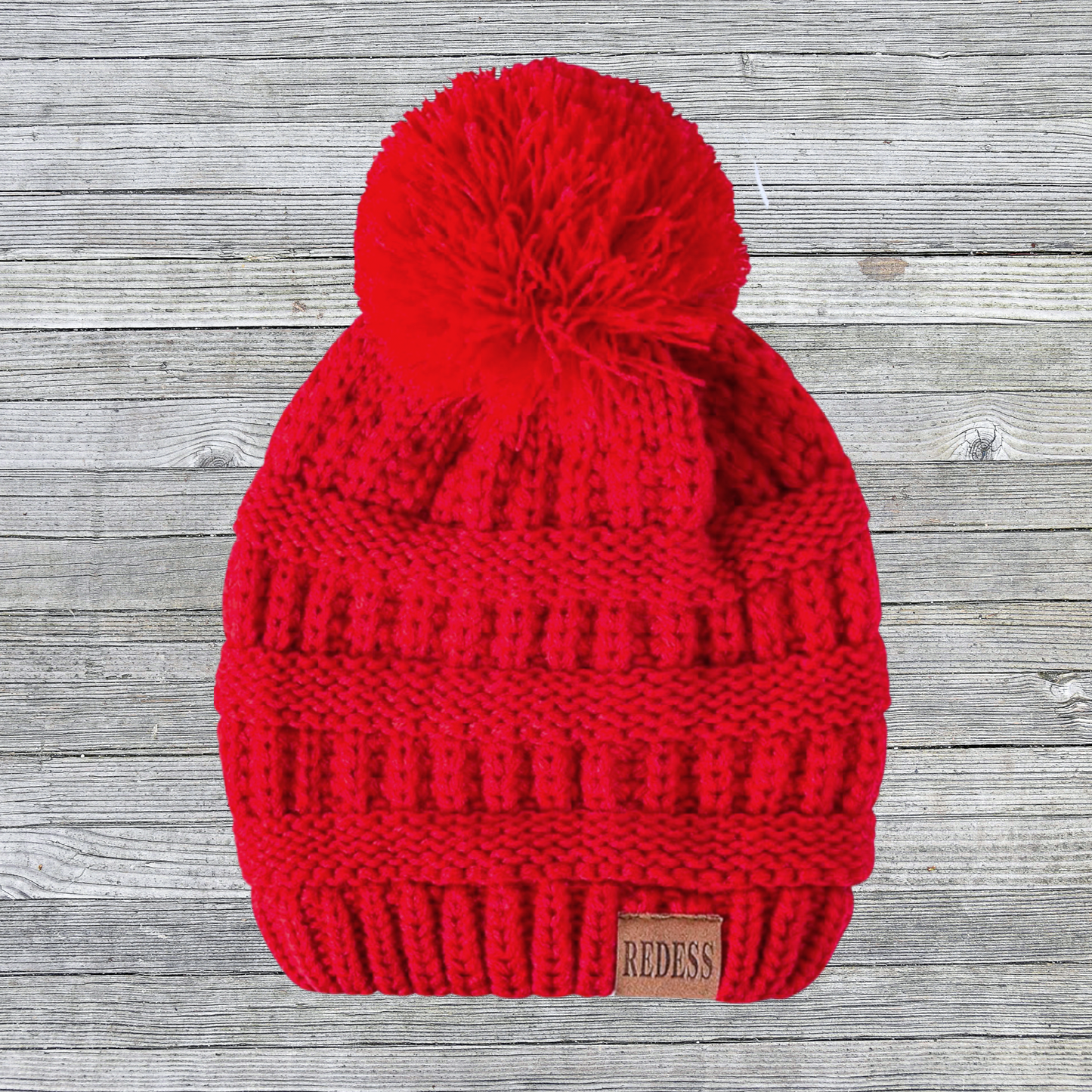 Christmas Baby Bundle-Candy Cane Swaddle & Red Winter Knitted Hat