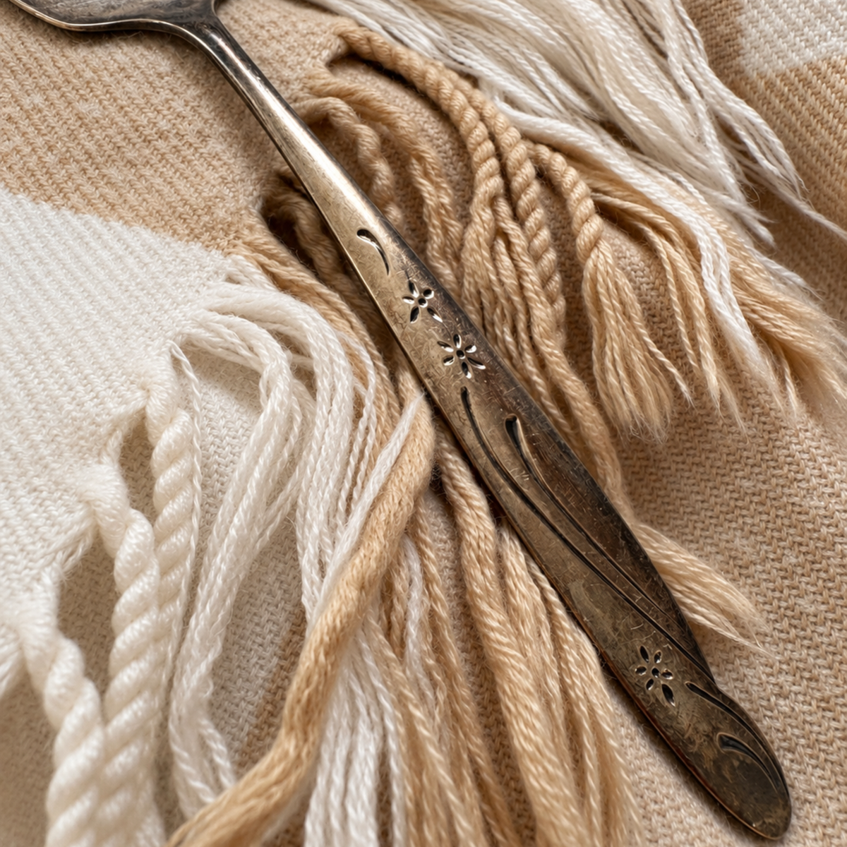 Vintage Pierced Pie Server-#1