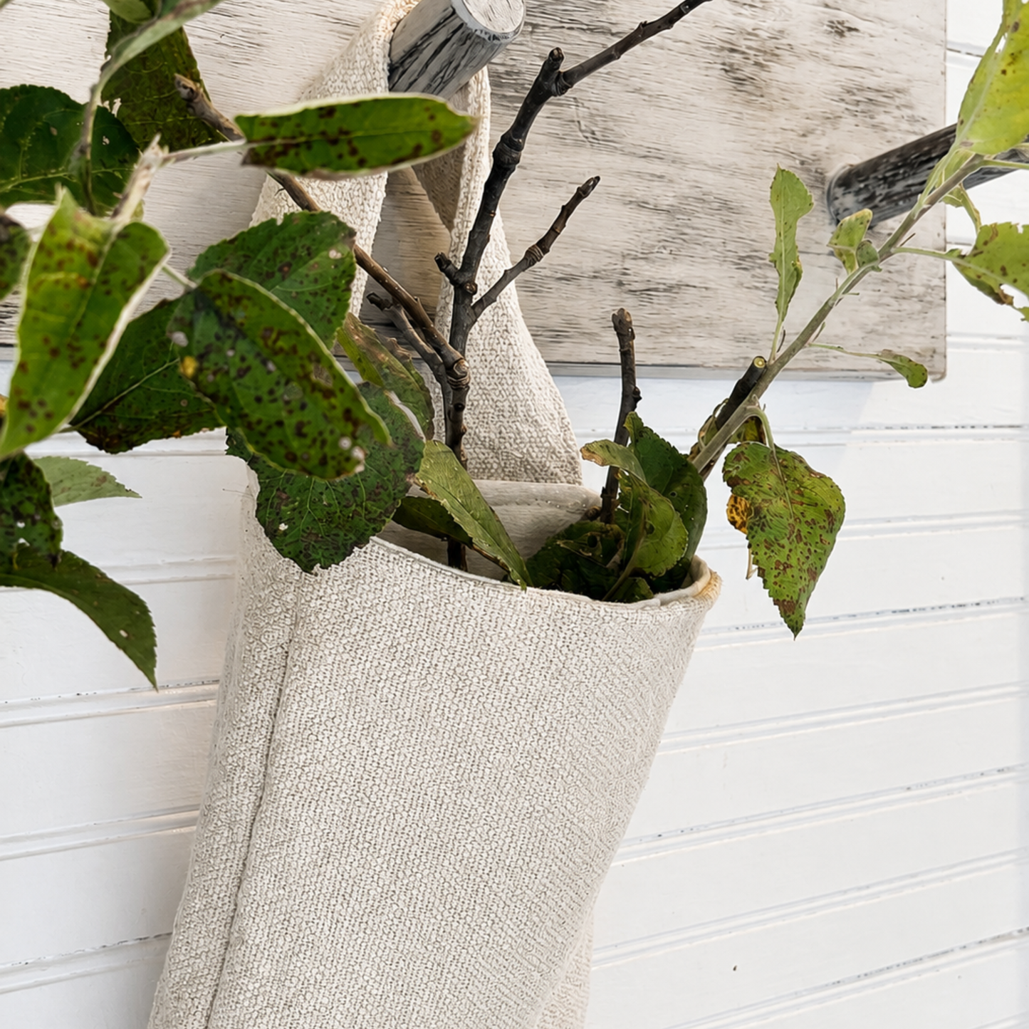 Feed Sack Hanging Peg Rail Bag