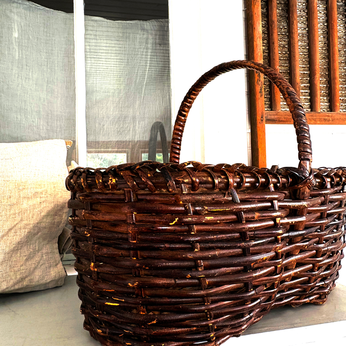 Vintage Gathering Basket