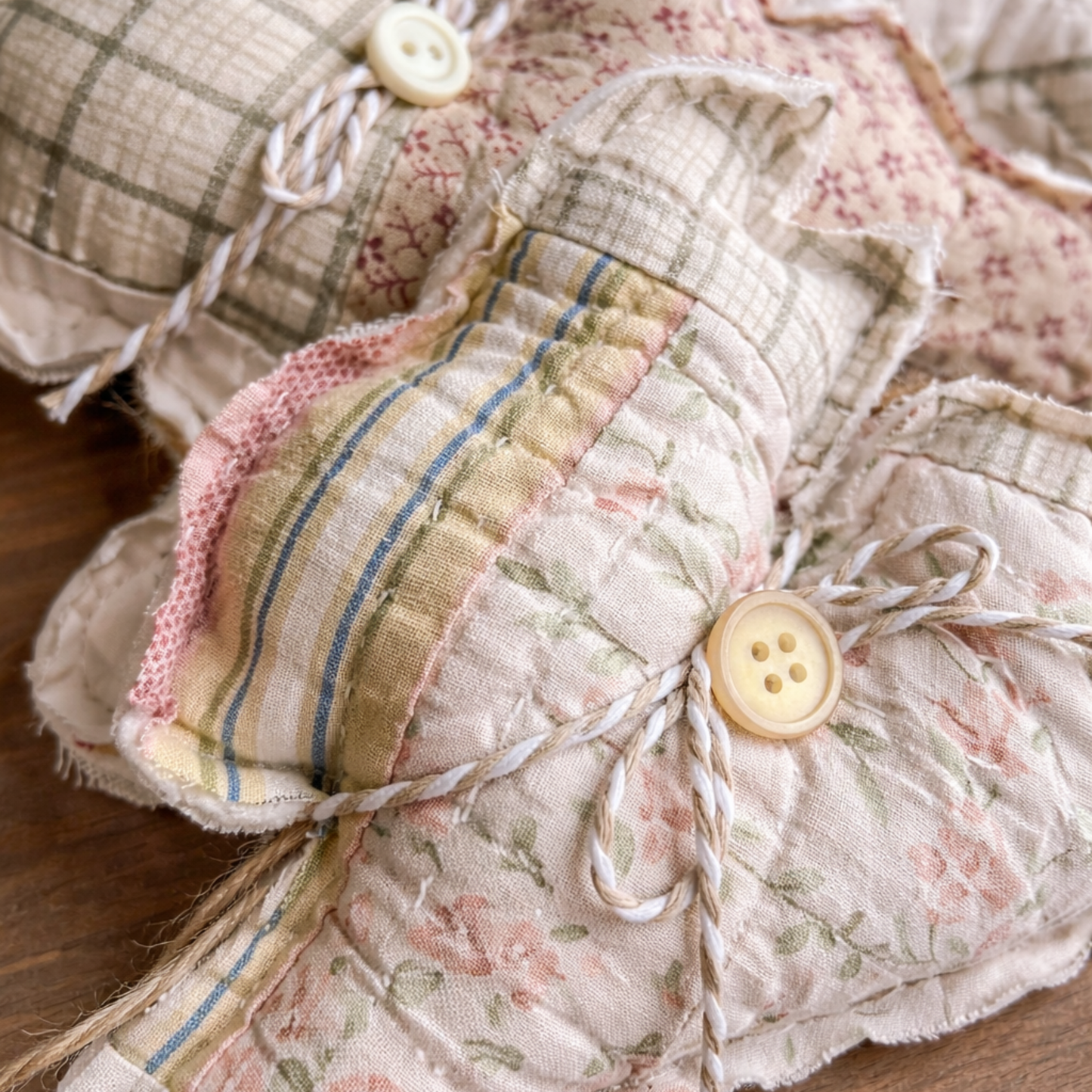 Quilted Bunny Garland Cottage Floral-4 ft