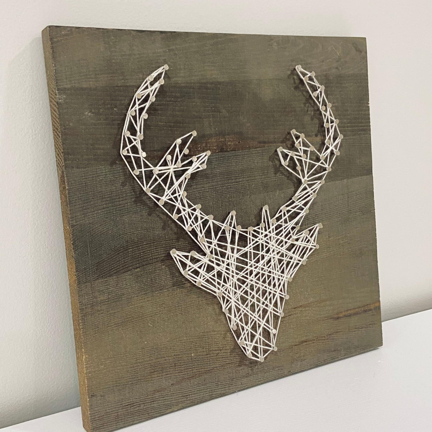 Rustic Buck String Art-10”