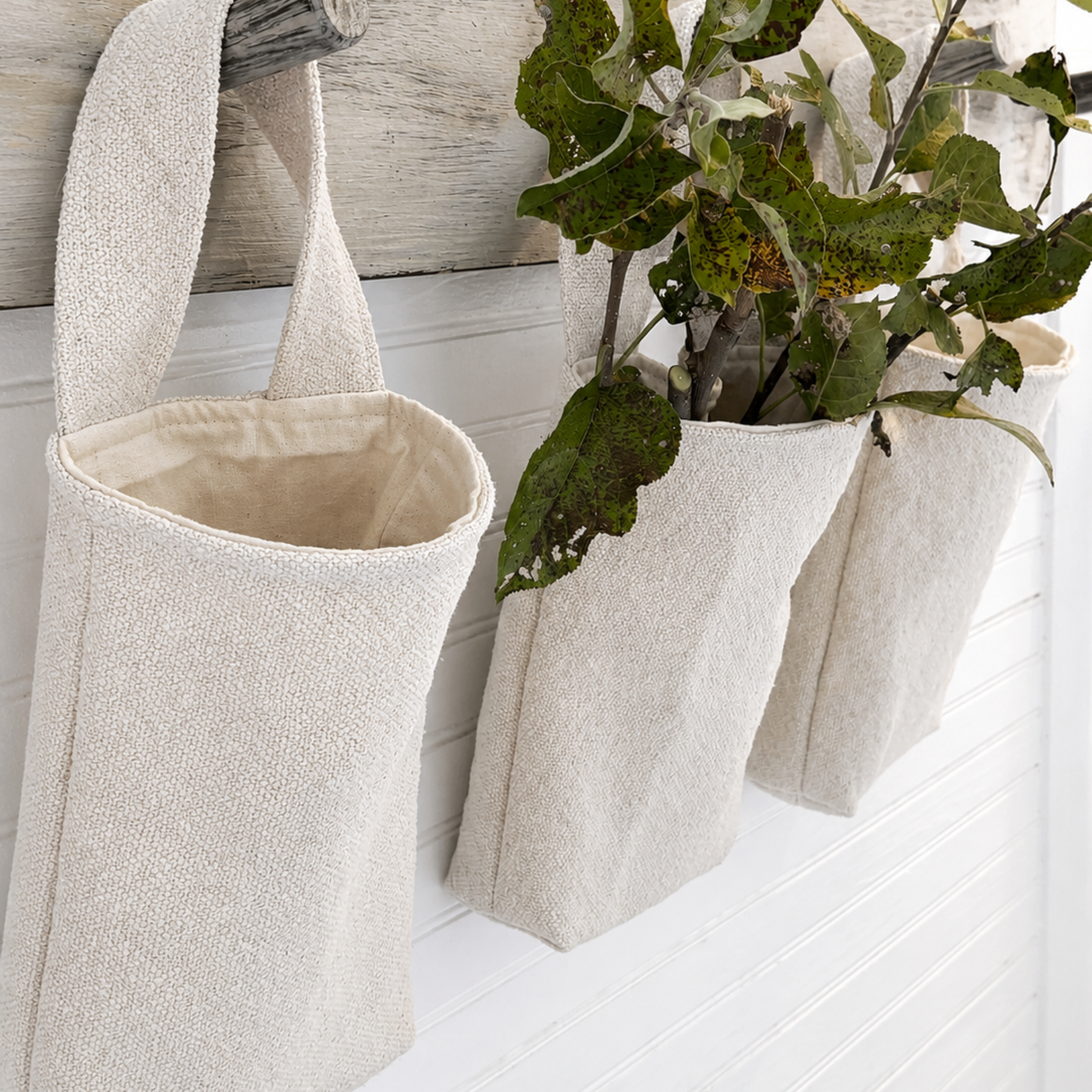 Feed Sack Hanging Peg Rail Bag