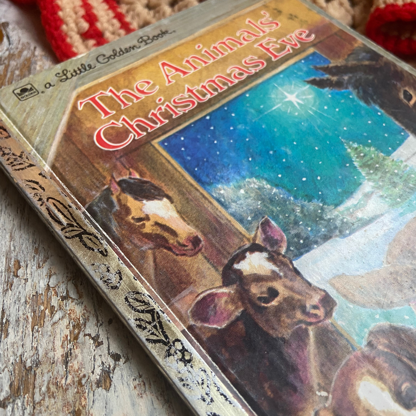 “The Animal’s Christmas Eve”-Vintage Children’s Golden Book 1977
