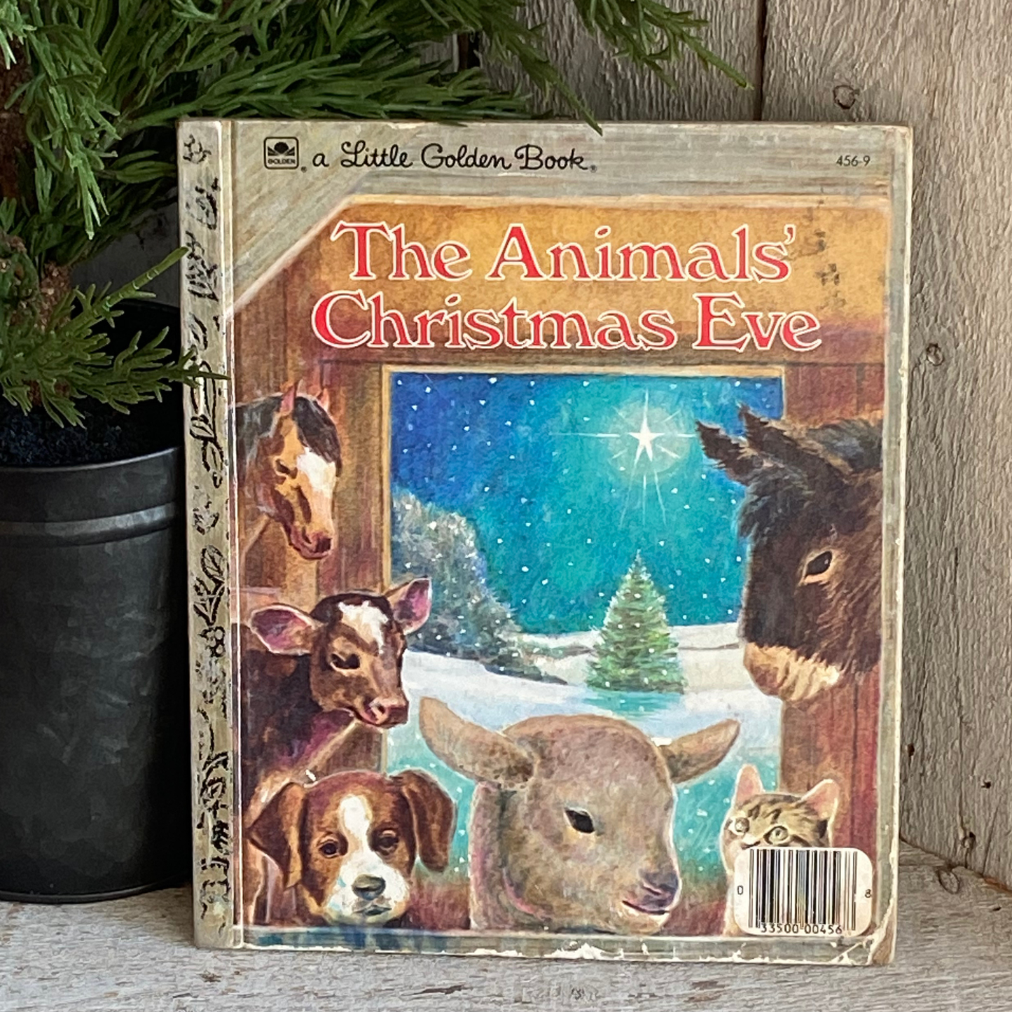 “The Animal’s Christmas Eve”-Vintage Children’s Golden Book 1977