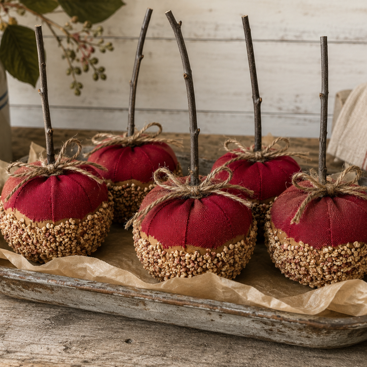 Handmade Caramel Apples w/toasted nuts
