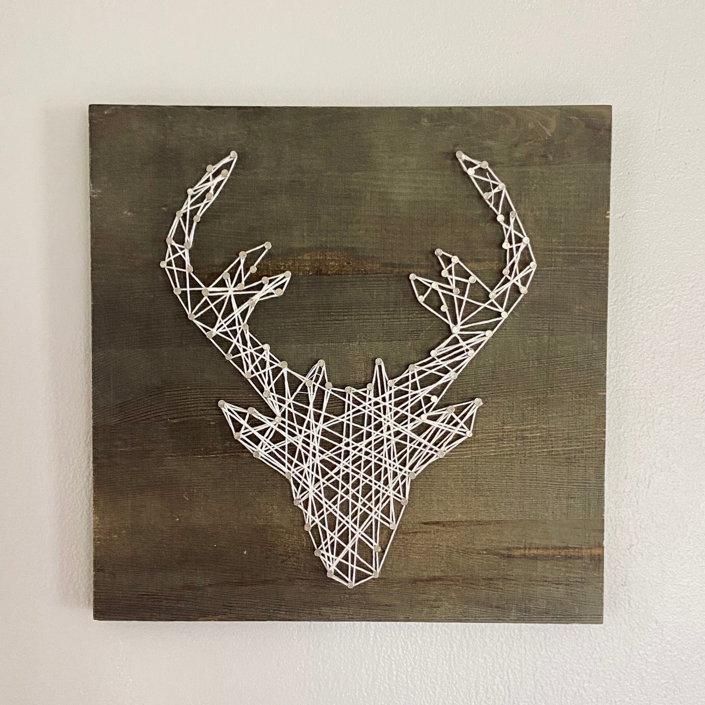 Rustic Buck String Art-10”