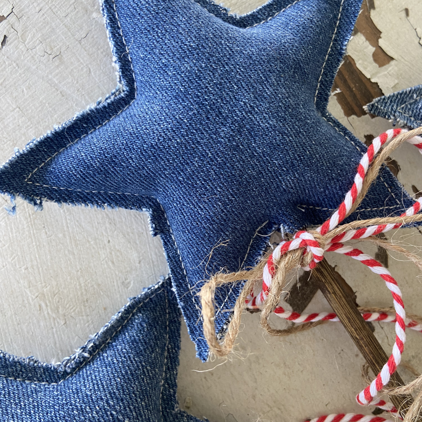 Denim Star Wands for Parade Day