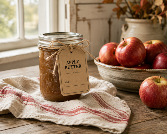 Apple Butter Printable Pantry Tags | Orchard Season Digital Download