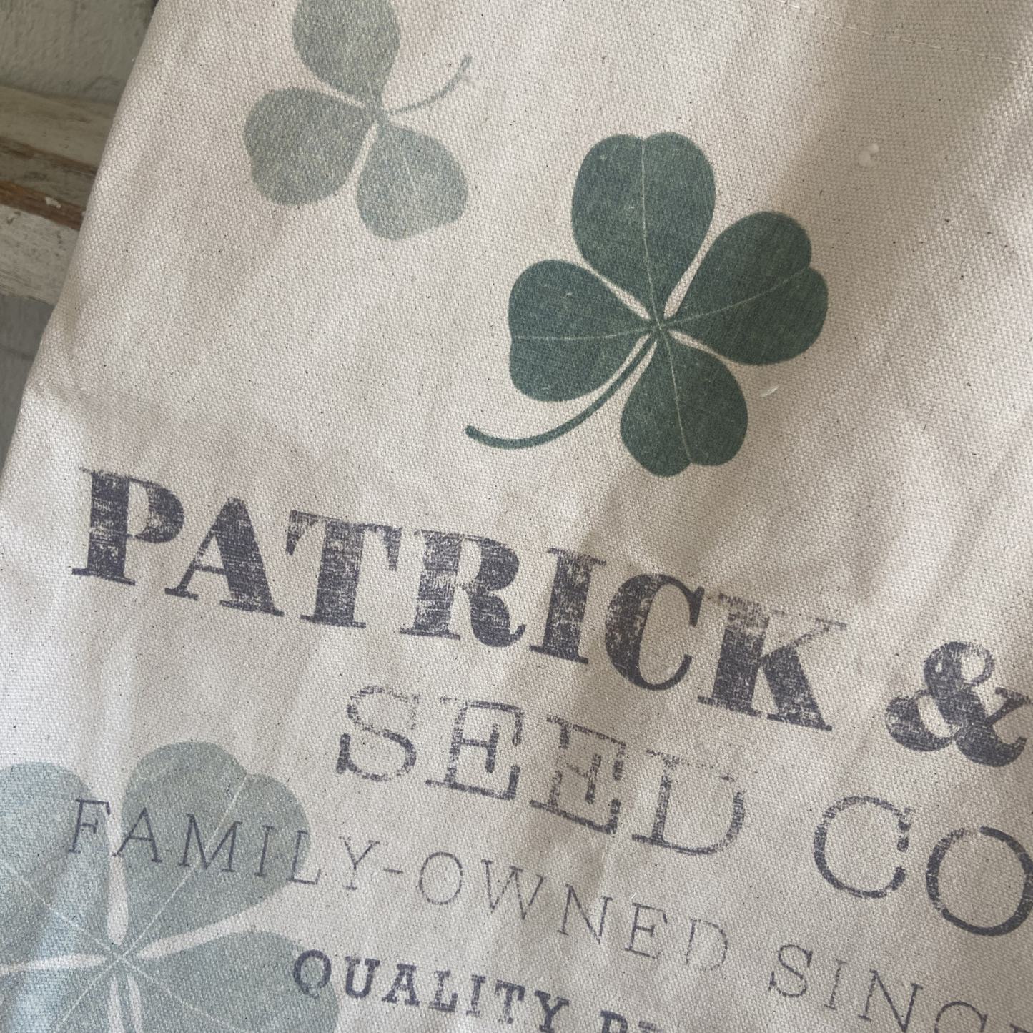 Patrick & Sons Seed Co. Canvas Market Tote