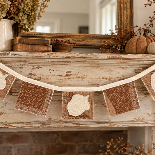 Quilted Acorn Banner-4ft
