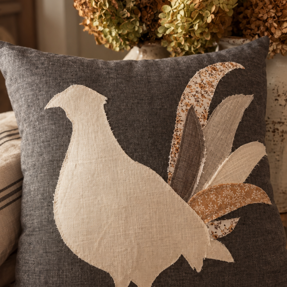 Field & Feathers Pheasant Pillow
