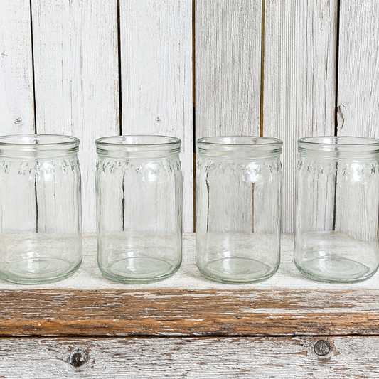 Vintage Star Glasses – Set of 4