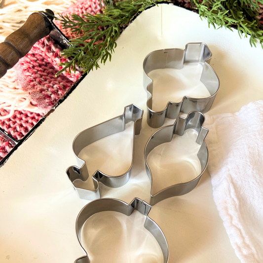 Ornament Cookie Cutters Inspired by Vintage Ornaments-set of 4