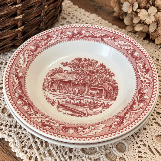 Vintage Royal China Memory Lane Bowls -Set of 2