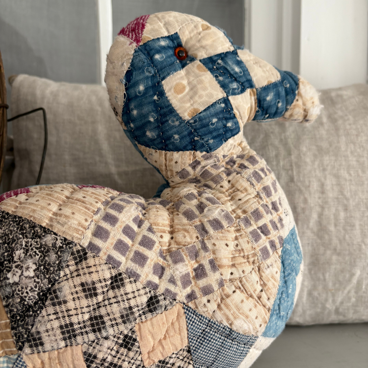 Vintage Quilted Duck
